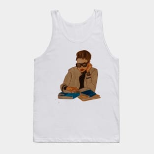 Holly Golightly reading Tank Top